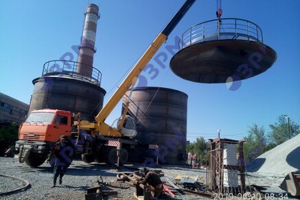РВС-300 м3 для битума в Омске - Опытный завод резервуаров и металлоконструкций